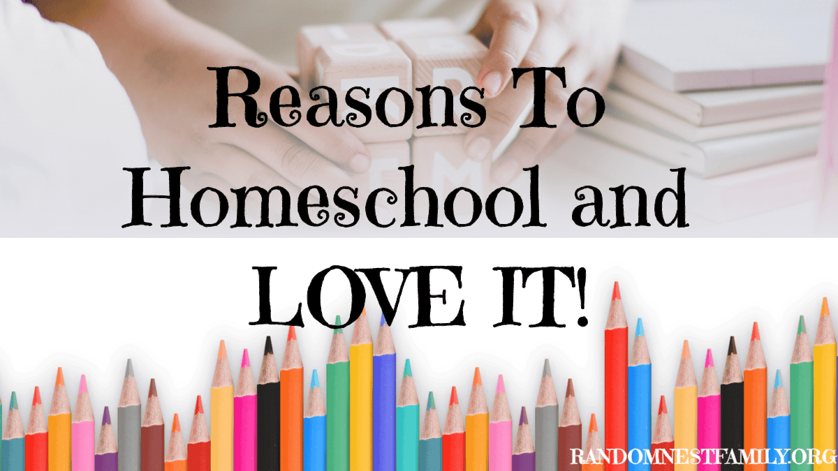 reasons to homeschool image with color pencils