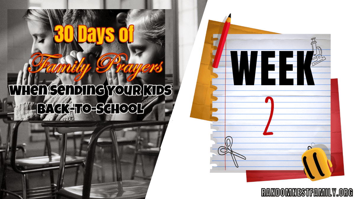 30 Days of Family Prayers | week 2
