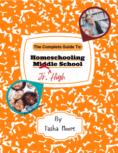Homeschool Middle School Guide Book Cover | Randomnestfamily.org