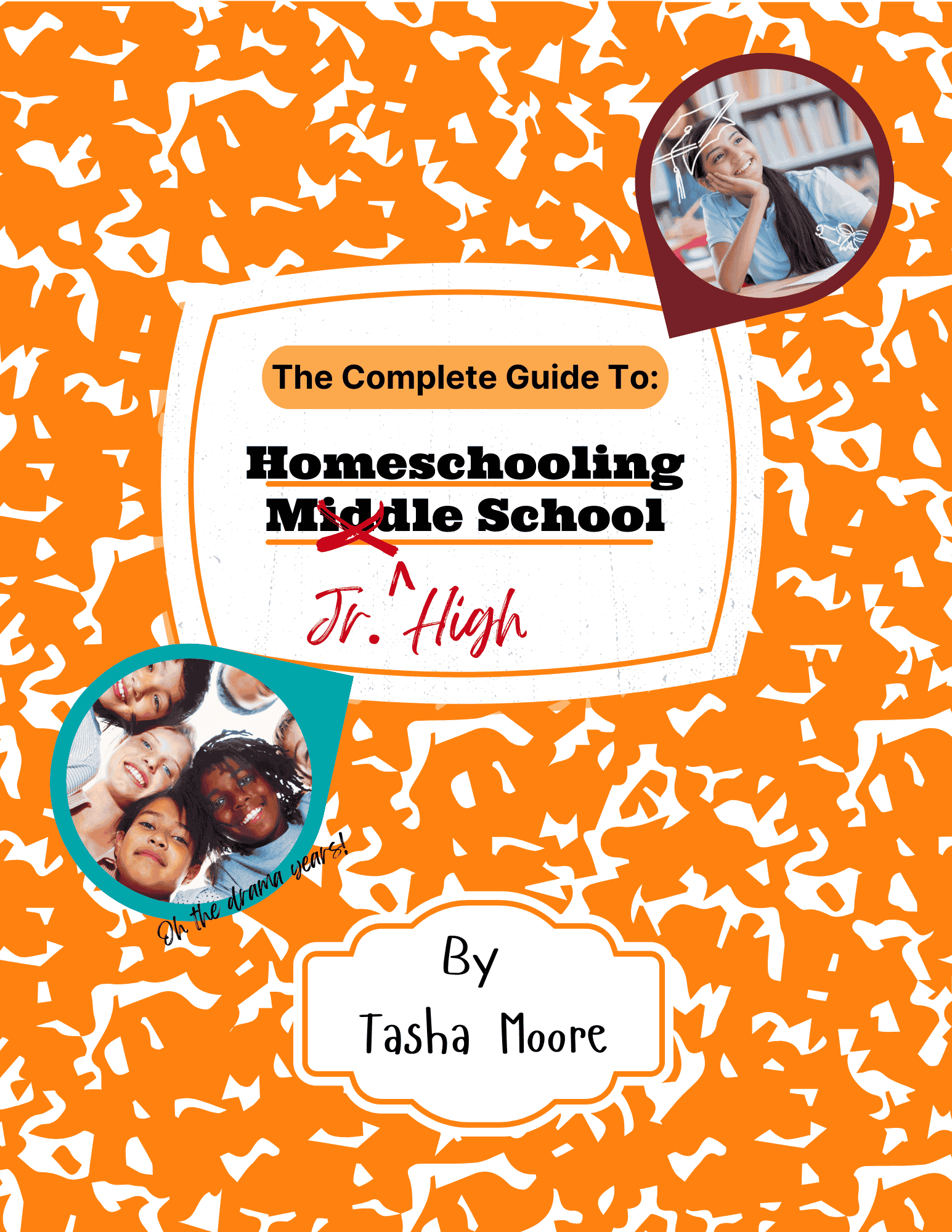 Homeschool Middle School Guide Book Cover | Randomnestfamily.org