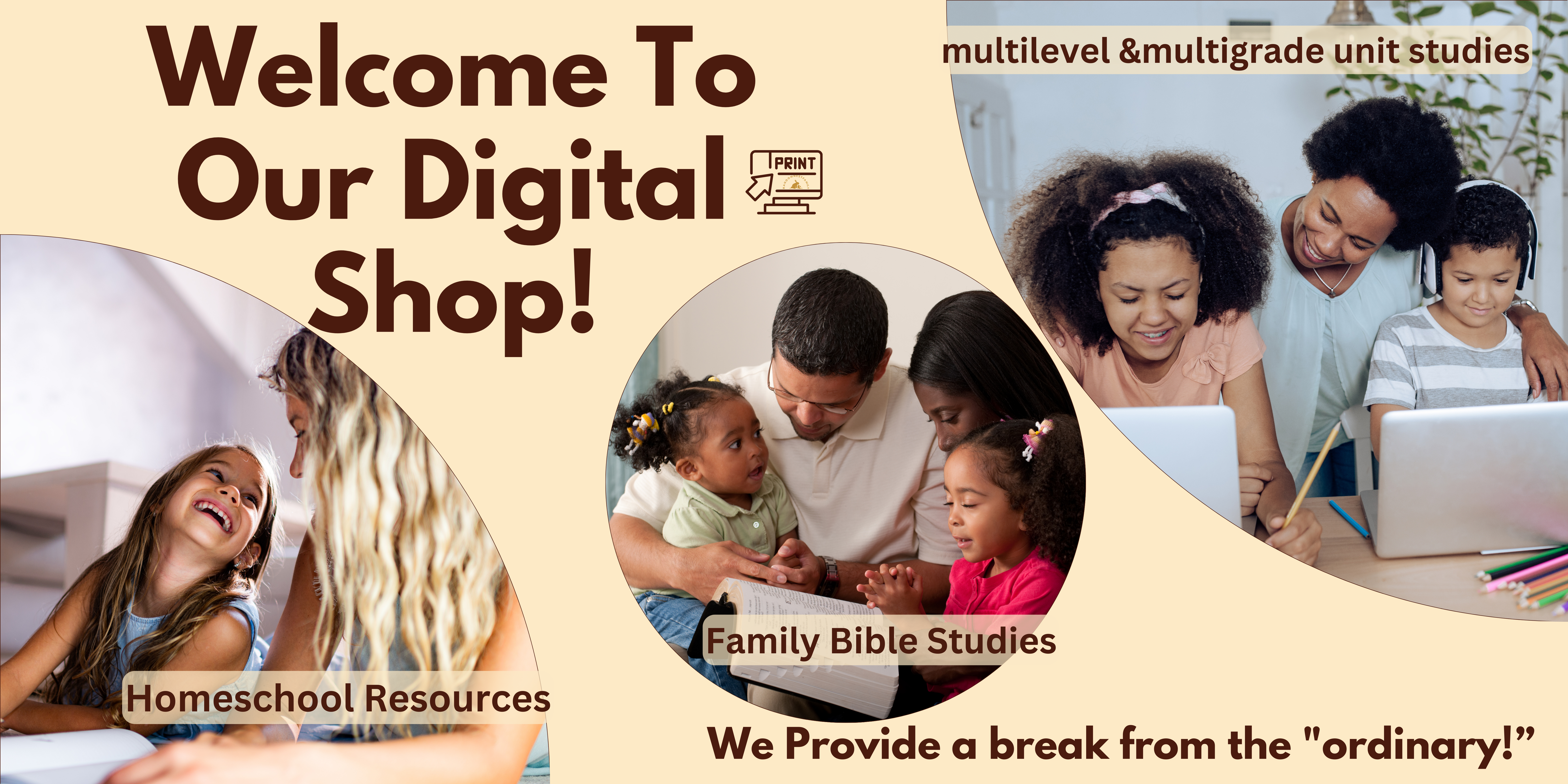 Welcome to our digital shop Homeschool Shop Banner Welcome-to-our-digital-shop!