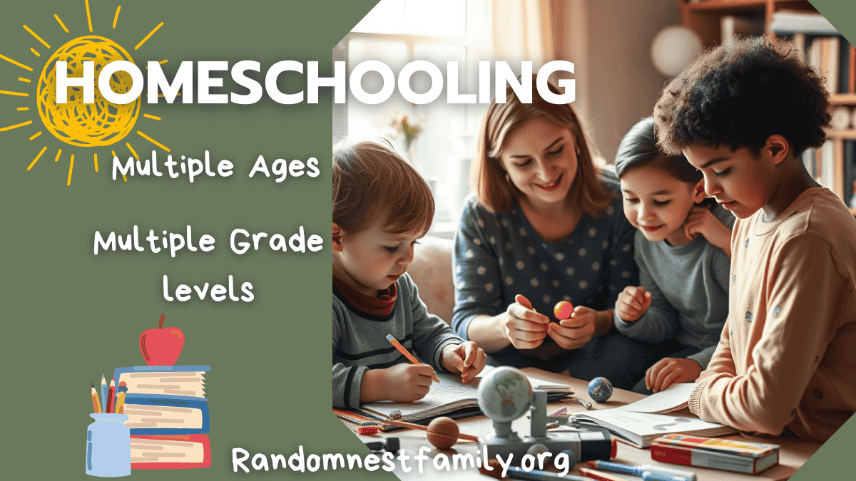 How to manage multiple grade levels in homeschooling | homeschool family