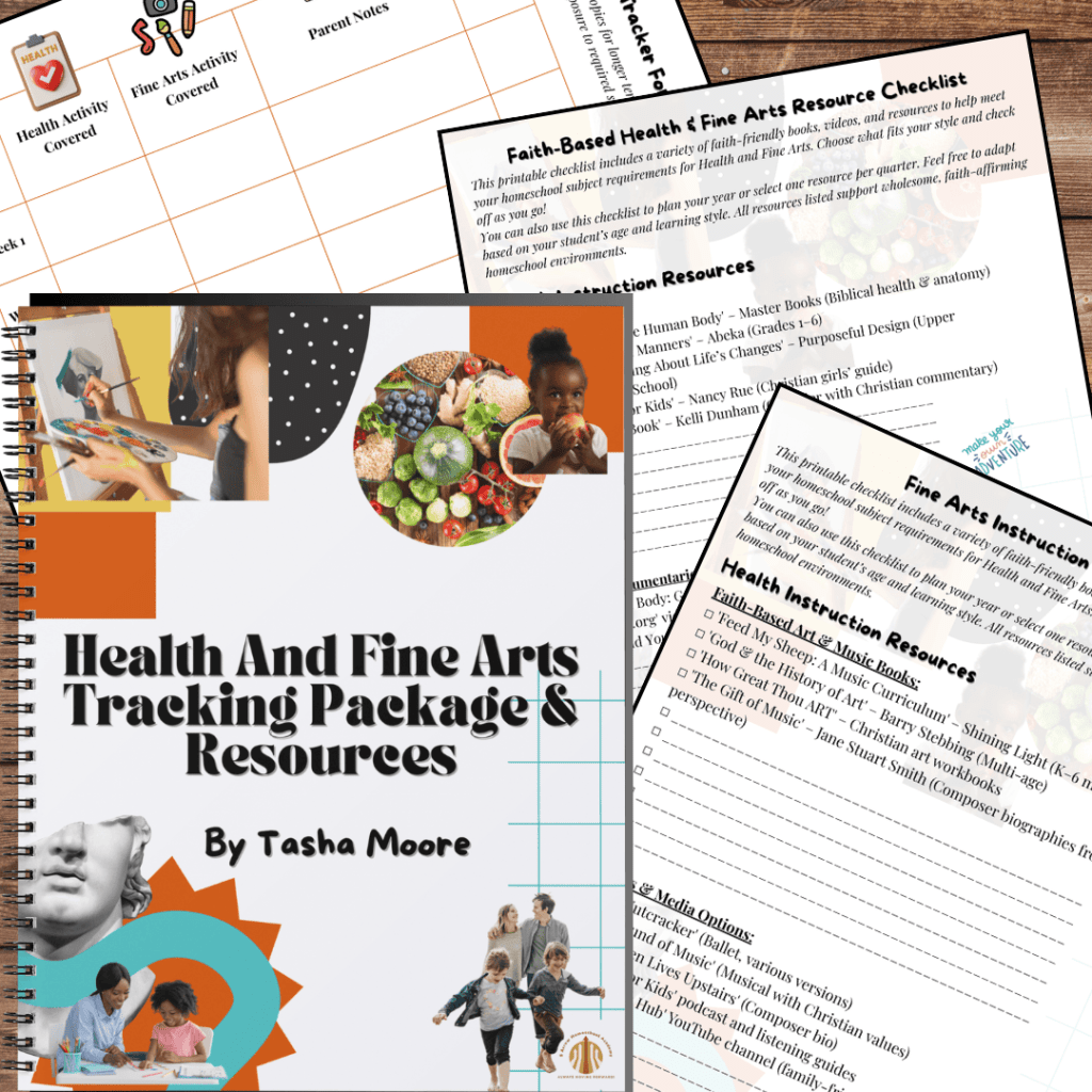 Health & Fine Arts Tracking Package & Resources