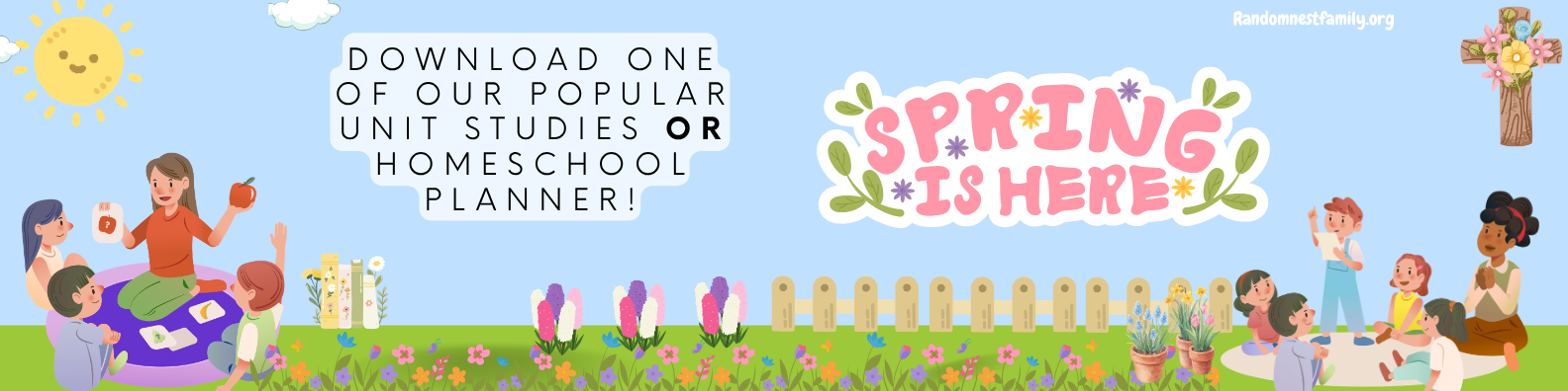 SPRING is here! Join us in a homeschool unit study.